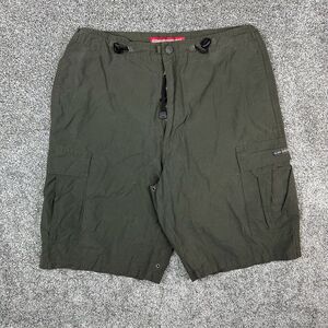 Vintage Y2K UNIONBAY Cargo Shorts Mens‎ Medium Olive Green Tech Nylon Rainier